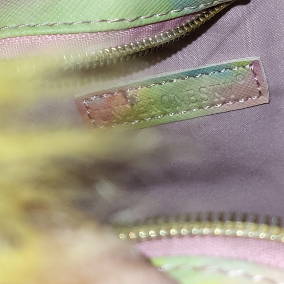 UNDERONESKY Unicorn Tie Dye Rainbow Pastel Princess Mini Zippered Backpack NWT - Picture 11 of 16